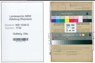 Entnazifizierung Otto Golberg , geb. 02.06.1908 (Amtsangestellter)