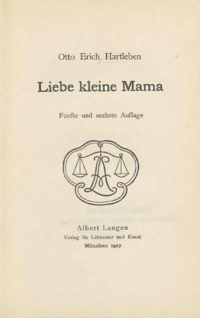 Liebe kleine Mama