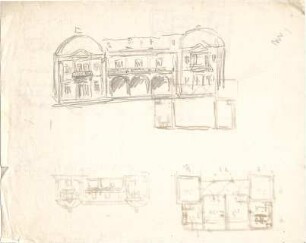 Hildebrand, Adolf von; München; Preußische Gesandtschaft und Schackgalerie, Neubau - Ansicht
