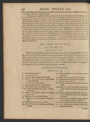De Servitutibus. Titulus II.