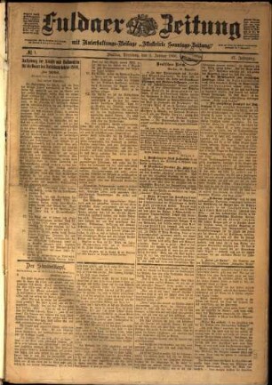 1900: Fuldaer Zeitung