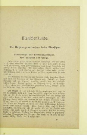 Menschenkunde