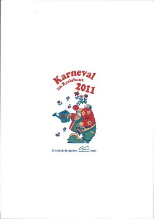 Entwurf eines Kölschglases "Karneval im Kreishaus 2011"