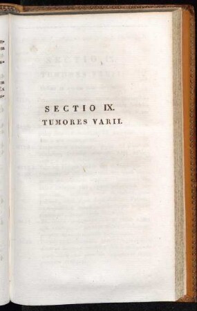 Sectio IX. - Sectio XIV.