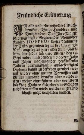 Freundliche Erinnerung.