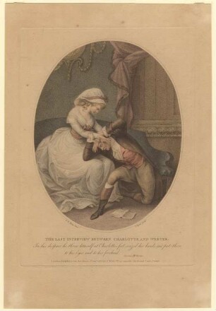 "The Last Interview Between Charlotte And Werter". Liebesszene von Charlotte und Werther nach der Lektüre des "Ossian"