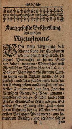 Totius Fluminis Rheni accuratissima descriptio