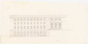 Haus der 109. SS Standarte (?), Posen: Teilansicht 1:100