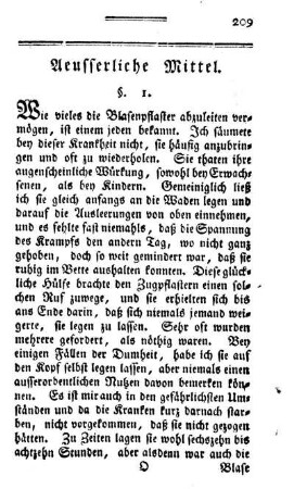 Aeusserliche Mittel
