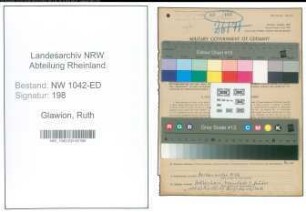Entnazifizierung Ruth Glawion , geb. 25.05.1907 (Lehrerin)