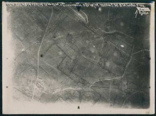 Foto des Geländes südlich von Elzenwalle südwestlich von Ypern (Luftbild)