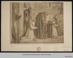Bildausstattung : Lebensszenen des heiligen Hieronymus : Trauerfeier des heiligen Hieronymus