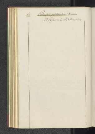 D. Gesammte Mathematik