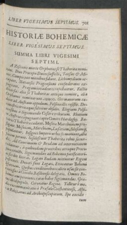 Liber Vigesimus Septimus