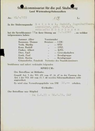 Reichel, Rudolf