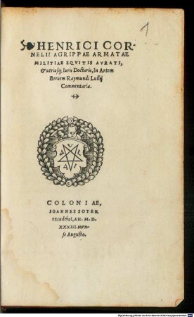 In Artem brevem R. Lullii commentaria
