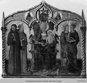 Thronende Maria mit Kind