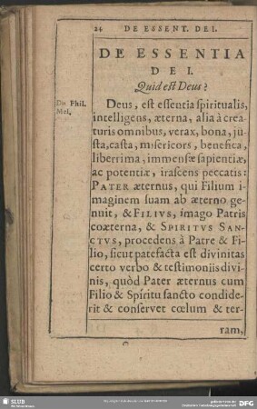 De Essentia Dei