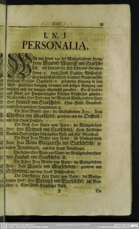 Lebenslauf : Personalia