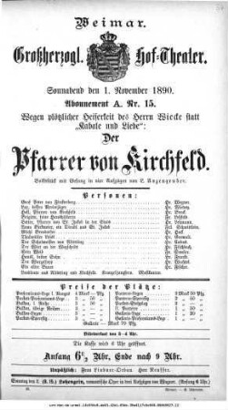 Der Pfarrer von Kirchfeld