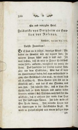 Ein und vierzigster Brief. - Fünf und vierzigster Brief.