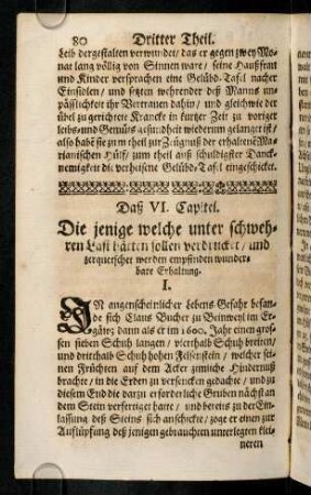 80-95, Capitel VI