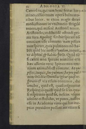 Apologia II. Pro Porphyrio. [Seite 52 - 103]