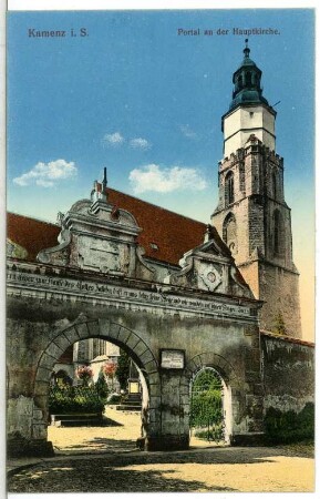 Kamenz. Hauptkirche Portal