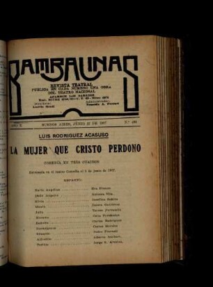La mujer que Cristo perdonó : comedia en tres cuadros