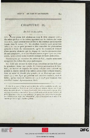 Chapitre II. De l’air et des reflets