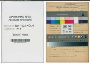 Entnazifizierung Hans Schoof , geb. 16.07.1895 (Architekt)