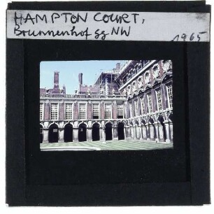 London, Hampton Court : Fountain Court, Nordwestansicht