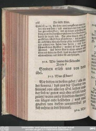 [Die siebende Bitte.]