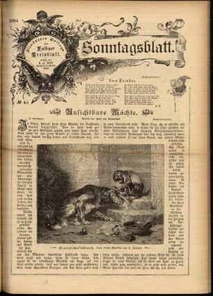 Ausgabe vom Sonntag, den 28. Oktober 1894.