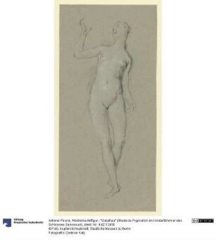 Weibliche Aktfigur - "Galatea" (Studie zu Pygmalion im Konzertzimmer des Schlosses Sanssouci)