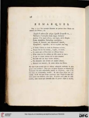 Remarques