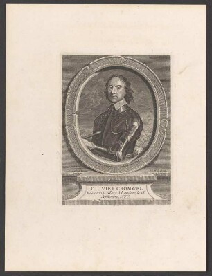 Porträt Oliver Cromwell (1599-1658)
