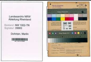 Entnazifizierung Martin Dohmen , geb. 16.08.1874 (Spediteur)