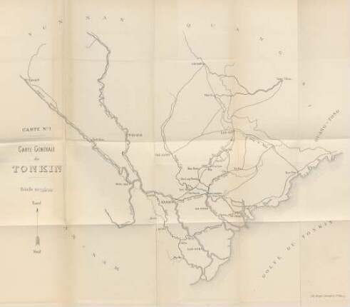 Carte No. 1 - Carte Générale du Tonkin