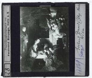 David (Umkreis, nach van der Goes), Heilige Nacht (Privatbesitz)