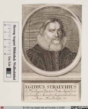Bildnis Aegidius Strauch (I)