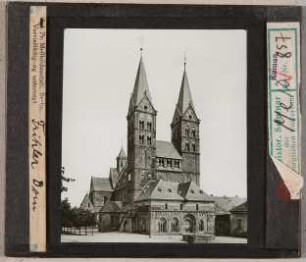 Fritzlar: Dom, Aussenansicht von Westen