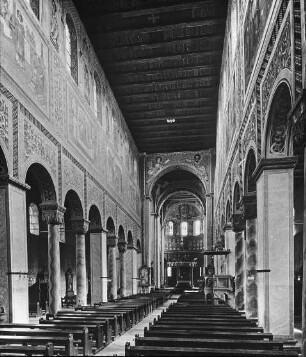 Hildesheim, St. Godehard, ehem. Benediktiner-Klosterkirche, Inneres, nach Osten