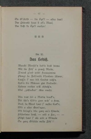 Nr. 37. Das Gebiß.