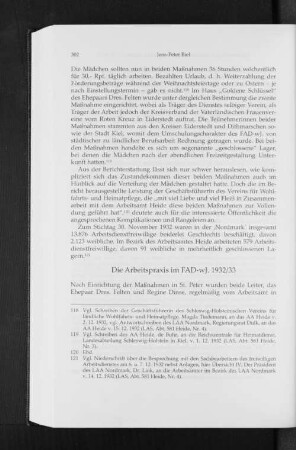 Die Arbeitspraxis im FAD-wJ. 1932/33