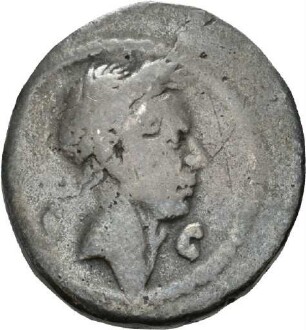 Denar des T. Sempronius Gracchus mit Darstellung eines Legionsadlers
