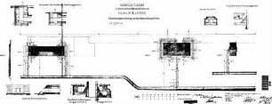 Willsbach: Empfangsgebäude Verwaltungsgebäude Entwässerungsplan Wasserabzugsdohlen