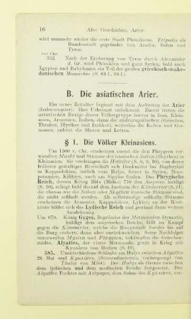 B. Die asiatischen Arier