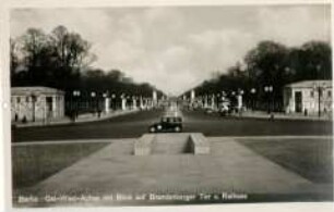 Ost-West-Achse Richtung Brandenburger Tor