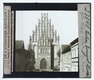 Culm, Dominikanerkloster : Außenansicht von W, Westgiebel